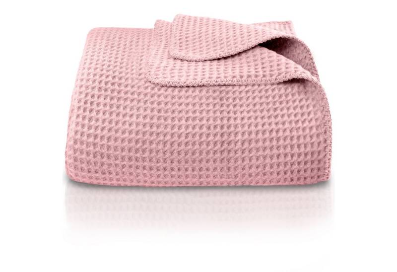 Wohndecke Waffelpique aus Baumwolle – Kuscheldecke Baumwolldecke Sofa Überwurf, Laynenburg, Decke als Sofa-decke, Couchdecke, Wolldecke aus Baumwollmix von Laynenburg