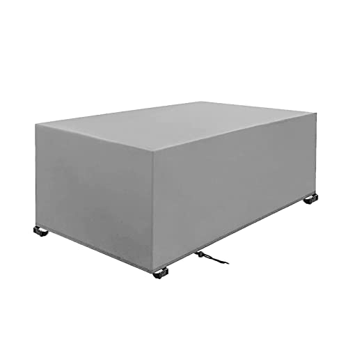 Abdeckung für Gartenmöbel,80x80x80cm Silber grau Rechteckig Gartenmöbel Schwerlast 420D Oxford Schutzhülle Schnallen und Spannkordel für alle Jahreszeiten Wasserdicht nti-UV Schutzhülle Abdeckung für Gartenmöbel,80x80x80cm Silber grau Rechteckig Gartenmöbel Schwerlast 420D Oxford Schutzhülle Schnallen und Spannkordel für alle Jahreszeiten Wasserdicht nti-UV Schutzhülle von Layoomiety