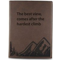 Personalisierte Berge Design Kunstleder Portfolio Mit Notizblock - Laser Etched Professional Graduation Geschenk von LazerDesigns