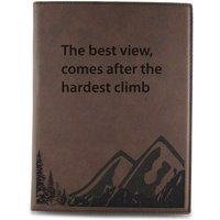 Personalisierte Berge Design Kunstleder Portfolio Mit Notizblock - Laser Etched Professional Graduation Geschenk von LazerDesigns