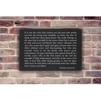 Theodore Roosevelt "Man in The Arena" Rede Wand Kunst Abschluss Geschenk Inspirierende Motivations Dekor Geschichtsgeschenk Für Büro Theodore Roosevelt "Man in The Arena" Rede Wand Kunst Abschluss Geschenk Inspirierende Motivations Dekor Geschichtsgeschenk Für Büro von LazerDesigns