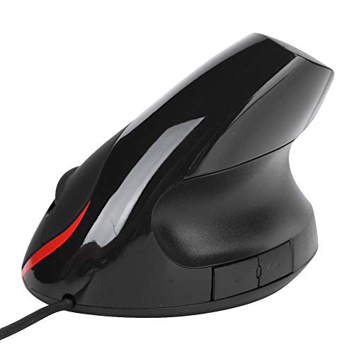 Kabelgebundene vertikale optische Maus, ergonomische Office Kabelgebundene USB-Anker-Maus für Laptop, Desktop von Lazmin112