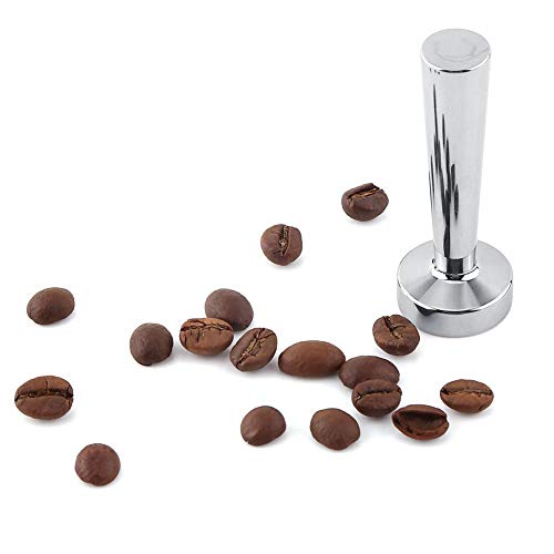 Edelstahl Espresso Tamper, fester Kaffeepulverhammer mit flacher Basis Kaffeebohnen-Presswerkzeug für Nespresso-Kapselmaschine von Lazmin