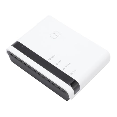 Drahtloser Druckserver, 10/100mbit/s LAN, 3 Modi, USB -Kabel/2,4 G Wireless/Standalone, Sharing 4 Drucker, USB -Netzwerkdruckserver für 7 8 10 11, OS X (EU-Stecker) von Lazmin112