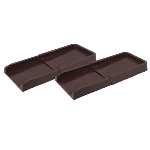 Gutter Splash Guards Downspout -EXTERPER, WETTER -ISTISTANT HEIBEN DEN Verlust von Anti Aging Rain Gutter Downspout Expansion für Garten (BROWN) von Lazmin112