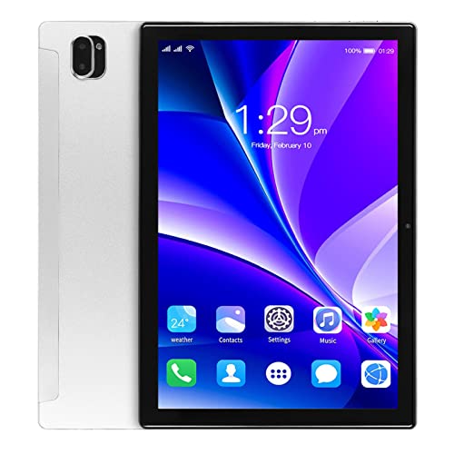 Lazmin112 10,1 Zoll FHD Tablet, 6GB RAM 128GB ROM, Dual Kamera, 4G LTE, BT Tastatur, 7000mAh Akku (EU-Stecker) von Lazmin112