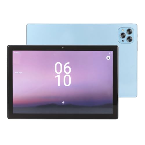 Lazmin112 10,1-Zoll-Tablet,13 4G LTE, 2560 X 1600, 16 GB RAM, 1 TB ROM, 13 MP 16 MP Kamera, Unterstützt Multitasking, 8000 MAh Akku für MTK6762, 100–240 V (Blue) von Lazmin112