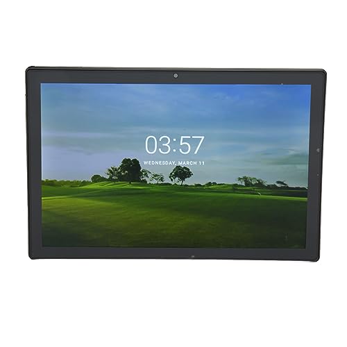 Lazmin112 10,1-Zoll-Tablet für Android 10, MTK6735 Quad Core 6 GB RAM 64 GB ROM 5G WiFi-Tablet, 2560 X 1600 HD-Touchscreen, Dual-SIM-Dual-Standby, 8800-mAh-Akku (Black) von Lazmin112