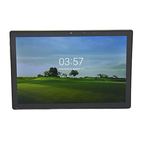 Lazmin112 10,1-Zoll-Tablet für Android 10, MTK6735 Quad Core 6 GB RAM 64 GB ROM 5G WiFi-Tablet, 2560 X 1600 HD-Touchscreen, Dual-SIM-Dual-Standby, 8800-mAh-Akku (Gold) von Lazmin112