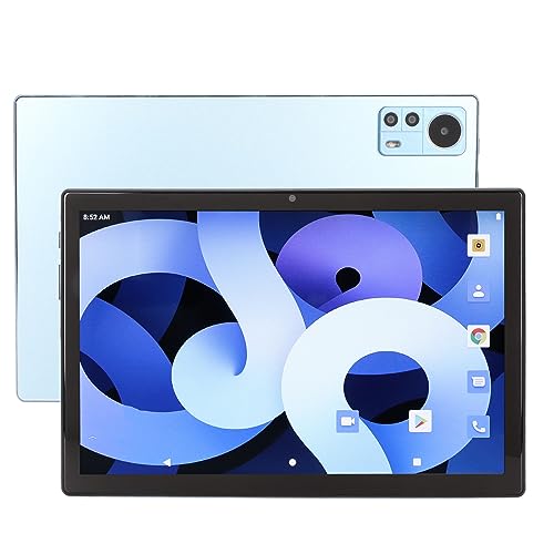 Lazmin112 10,1-Zoll-Tablet für Android 13, MTK6762 12 GB RAM 512 GB ROM 5G WiFi-Tablet, 2560 X 1600 HD-Display, 8 MP 16 MP Kamera, 11200 MAh Großer Akku, 4G LTE Dual SIM Dual Standby (Blue) von Lazmin112