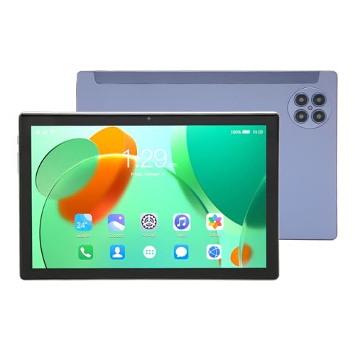 Lazmin112 10,1-Zoll-Tablet mit 8-Core-CPU, 8 GB RAM, 256 GB ROM, 5G WLAN, 4G-Netzwerk, für12, FHD-Bildschirm, 7000-mAh-Akku, Tragbares Design mit Schutzhülle (EU-Stecker) von Lazmin112