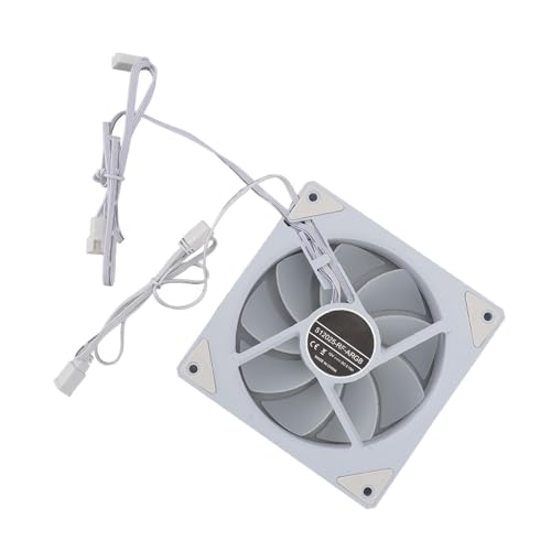 Lazmin112 120 -mm -Hülle Lüfter Argb LED Kühllüfter für CPU Kühler, Geräuschreduktion Computer Hülle Lüfter für CPU Wasserkühler, 1 Einheit (#1) von Lazmin112