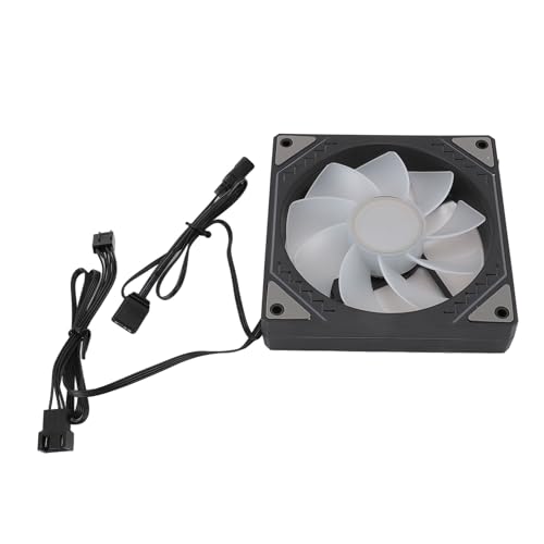 Lazmin112 120 -mm -Hülle Lüfter Argb LED Kühllüfter für CPU Kühler, Geräuschreduktion Computer Hülle Lüfter für CPU Wasserkühler, 1 Einheit (#3) von Lazmin112