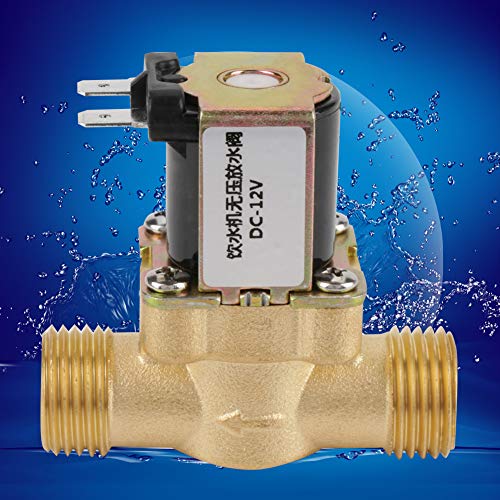 Lazmin112 12V DC Elektromagnetventil, G1 / 2 N/C NormalerWeise Geschlossenes 2-Wege-Trotte-RegErregventil von Lazmin112