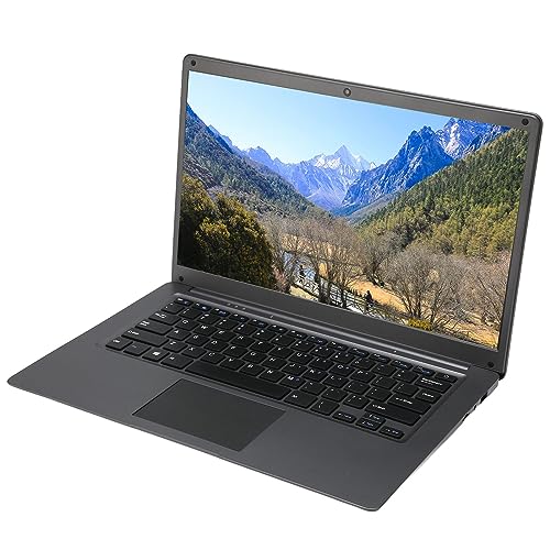 Lazmin112 14 1-Zoll-Laptop 8 GB RAM DDR4 HD 1920 X 1080 WLAN-Bluetooth-Notebook N4020-Dual-Core-Prozessor USB-HDMI mit Einer Maus 4000 MAh für Windows 11 Pro (EU-Stecker 1 TB) von Lazmin112