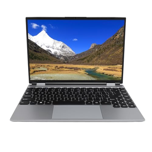 Lazmin112 14-Zoll-Notebook-Laptop mit FHD-Touchscreen, Windows 11pro für Intel Celeron N5095 Quad Core Quad, Webcam HDMI WiFi Bluetooth Typ C, Eingebautes Lautsprechermikrofon, 4500 MAh von Lazmin112