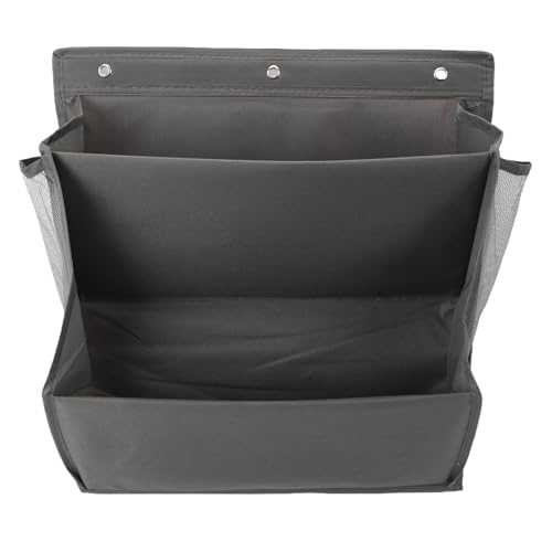 Lazmin112 2 Tier -Wand -Hang Schuhorganisator Platz Sparende Oxford Stoffschuhregal für Türkleiderschrank Wohnmobil Home (Grau mit schwarzem innerem Fleece) von Lazmin112