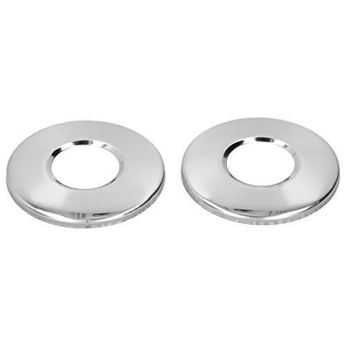 Lazmin112 2Pcs Schwimmbadleiter Rosettenabdeckplatte,Runde Edelstahl-Poolleiterringe, für 5cm Leiterrohr Pool Handlauf Ersatzteile von Lazmin112