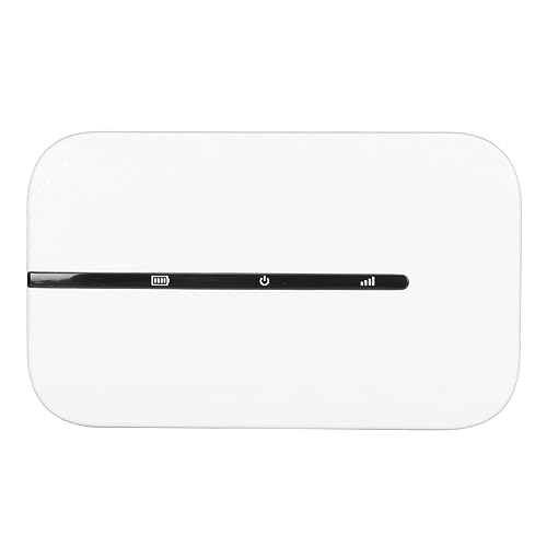 Lazmin112 4G LTE-Router, Entssperrter Mobiler WLAN-Hotspot für Unterwegs, Standard-SIM-Kartensteckplatz, 150 Mbit/s Download-Gschwindigit, Bis Zu 10 WLAN-Verbindungsgeräute, Europa, von Lazmin112