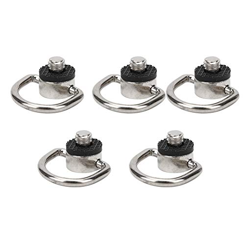 Lazmin112 5-Teilige 1/4 Zoll D-Typ Schruube, Leichte Schnellwechselplatte Feste Stütze Schutzzu von Lazmin112