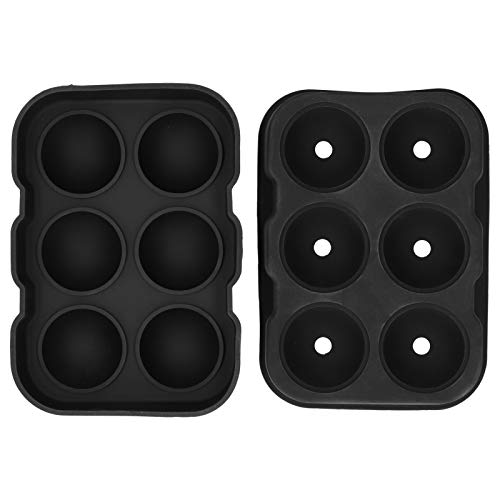 Lazmin112 6 Cavity DIY Ice Cubes Mould, Ice Ball Maker Tray, Sphere Ice Ball Maker mit Deckel und Großen Quadratischen Formen,Wiederverwendbar und BPA-frei, für Bar Party Lazmin112 6 Cavity DIY Ice Cubes Mould, Ice Ball Maker Tray, Sphere Ice Ball Maker mit Deckel und Großen Quadratischen Formen,Wiederverwendbar und BPA-frei, für Bar Party von Lazmin112