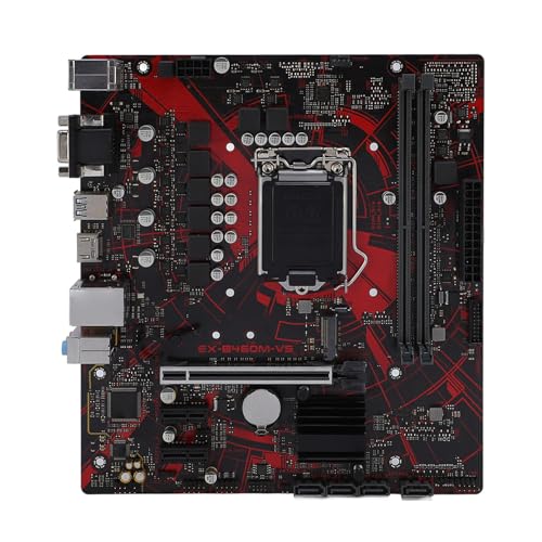 Lazmin112 EX B460M V5 Gaming-Motherboard, LGA 1200 Motherboard der 10. Generation, M ATX DDR4x2 DIMM PCI E 3.0 Motherboard für Desktop-Computer von Lazmin112
