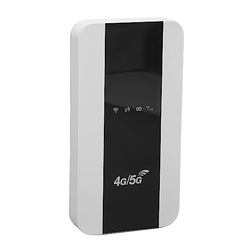 Lazmin112 Entsperrtes Tragbares WLAN mit SIM-Kartensteckplatz, Hochgeschwindigkeit 150 Mbit/s, Anschluss von Bis zu 10 Geräten, LED-Anzeige, 3000-mAh-Akku, (US Version) von Lazmin112