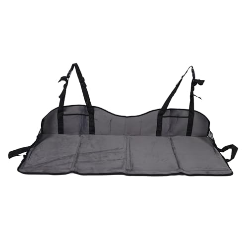 Lazmin112 Faltbarer Autokehfsitz Extender, Universal Fit Car Rücksitzmatratzenverlängerung Teller Tragbarer Stilvoller Look für Fahrzeug (Grey) von Lazmin112