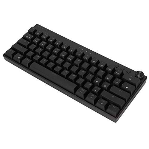 Lazmin112 Kabellose Mechanische Tastatur mit RGB-Hintergrundbeleuchtung,61 Tasten DREI Modi 1800mAh Akku Schnelle Reaktion,Unterstützt Wireless 2.4G,BT 3.0/5.0,Typ C Verkabelt,für Game von Lazmin112