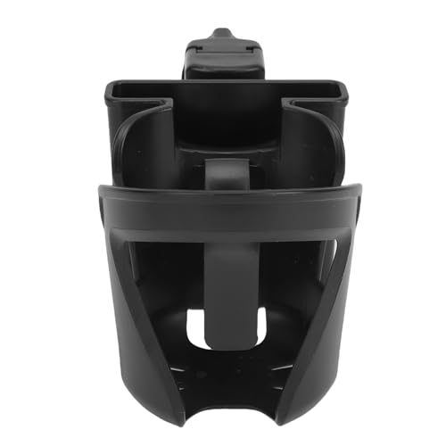 Lazmin112 Kinderwagen-Cup-Halter Multifunktionales 360-Grad-Rotationsdesign und Integrierter Telefonhalter für Kinderwagen, Fahrräder, Roller Stabil und Sichere Unterstützung für Eltern Im Rahmen von Lazmin112