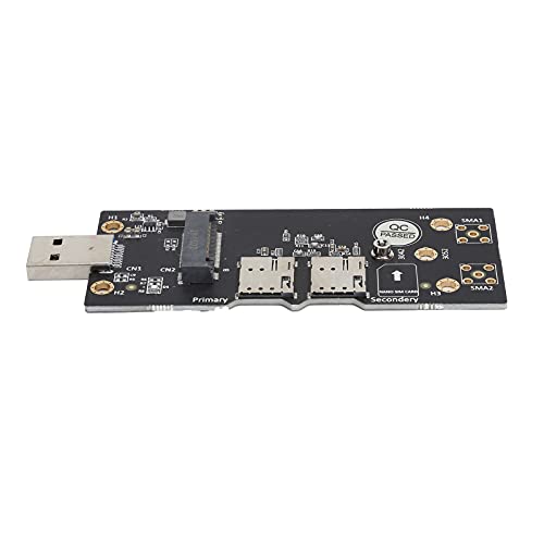 M.2 USB3.0 Adapter mit SIM-Kartensteckplatz, NGFF Key B 3G/4G/5G Riser-Modul Adapterkarte Plug and Play von Lazmin112