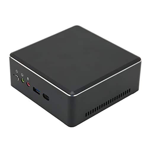 Lazmin112 PC, für Ryzen 72700U Quad Core 2.0GHz, 8GB/16GB DDR4 RAM, 128GB/256GB/512GB M.2 NVME SSD ROM, Typ C Ausgang, Desktop Computer für 10 (EU-Stecker 16 GB DDR4 + 512 GB SSD) von Lazmin112