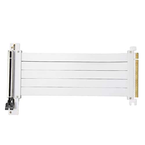 Lazmin112 PCIE 4.0 X16-Verlängerungskabel, 128 GB/bsp Rechtwinkliges EMI-abschirmendes GPU-Verlängerungskabel, Grafikkarten-Riser-Kabel, für RTX3090 RTX3080 RTX3070 RTX3060TI (40cm) von Lazmin112