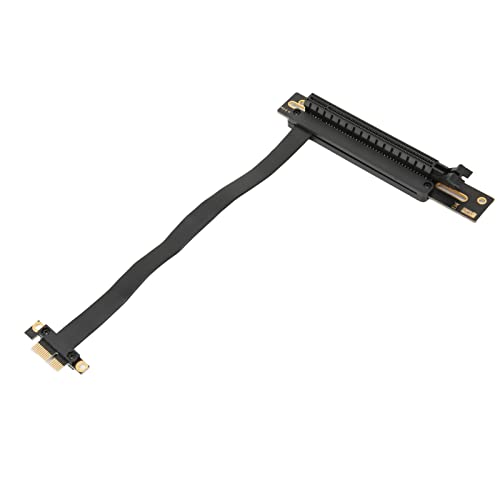 Lazmin112 PCIE-Verlängerungskabel, 20 cm 32 Gbit/s High Speed ​​1X auf 16X PCIE-Adapter, mit Doppeltem Schutzstreifen von Lazmin112