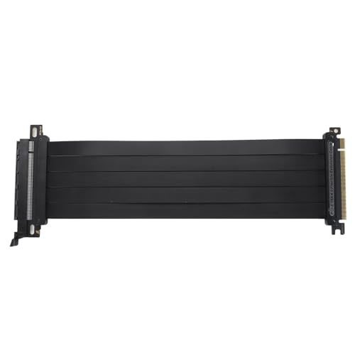 Lazmin112 PCIe 4.0 X16 Riser-Kabel, GPU-Verlängerungskabel mit Hoher Geschwindigkeit, Flexibel, Doppelseitig, 180 Grad Geschirmt, für RTX4090 RTX3090ti RTX3090 RTX3080ti (250mm) von Lazmin112