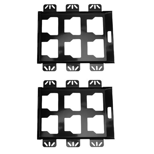 Lazmin112 Packout Toolbox Montageplatte Langlebiger Metallbasis, 100 Pfund Ladungskapazität, für Garagenspeicherlösungen (BLACK) von Lazmin112