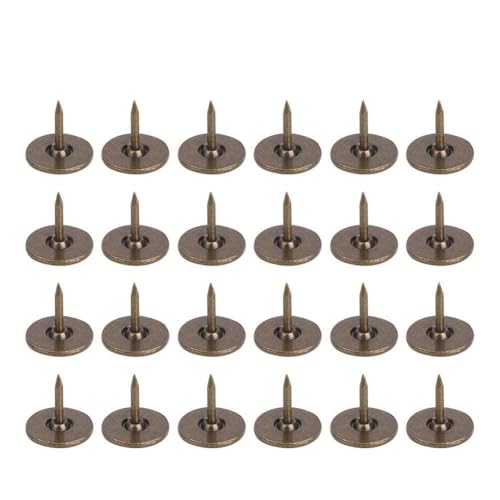 Lazmin112 Polsterstifte, 100-Textiger Cyan-Bronze-Reißnadel, Geeignet für Möbelzuzuhörhörs (Durchmesser 11 mm * Gesamtlänge 11 mm) von Lazmin112