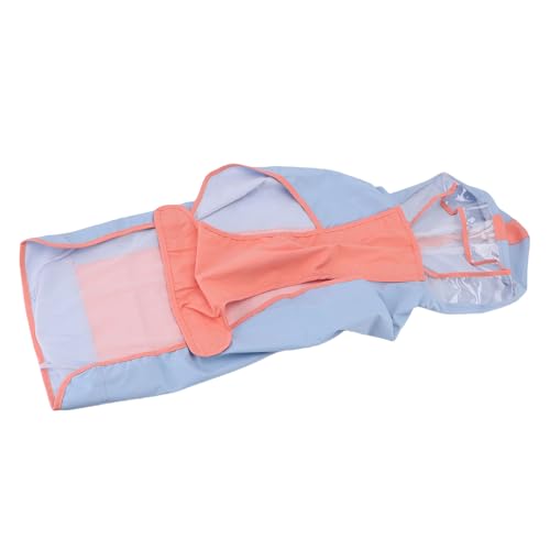 Lazmin112 Premium wasserdichte Große Hunde -Hood -Regenmantel mit Reflektierendem Riemen Zur Sichtbarkeit (L) von Lazmin112