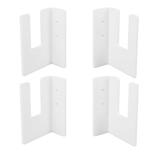 Lazmin112 Skateboard -Wandbügel, Acryl -Skateboard Wandregal Minimalist Starke Stütze Hohe Stärke für Garage (White) von Lazmin112
