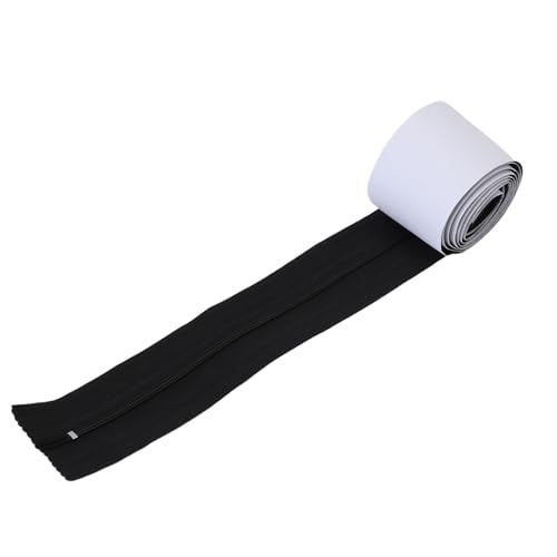 Lazmin112 Staubbarriere Reißverschluss für Plastikfolien, Einfache Installation, Resistent Gegen Outdoor -Elemente, Wiederverwendbare Konstruktion für Hausrenovierungsarbeiten, Baustellen [2 PCs] von Lazmin112