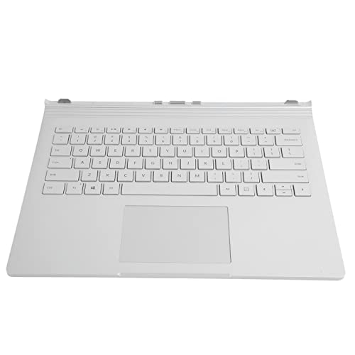 Lazmin112 Tastatur für Surface Book 1, schnelle Reaktion ohne Verzögerung, ultradünne Multifunktions-Ersatztastatur mit voller Taste für Notebook-Laptop-Tastatur, Silber von Lazmin112