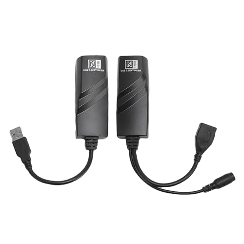 Lazmin112 USB Extender 100 M Übertragungsentfernung Zuverlässige Datenübertragung USB 2.0 für Festplatten, Drucker und Kameras Unterstützen Vista/OS X (EU-Stecker) von Lazmin112