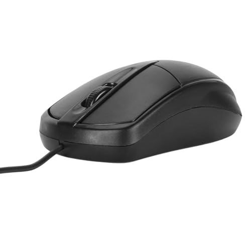 Lazmin112 USB-Kabelmaus, Ergonomische 3-Tasten-Computermaus, 1000 DPI-Mäuse, Schnurgebundene Büro-Gaming-Maus, für Windows-PC-Laptop-Desktop-Notebook-Gamer von Lazmin112