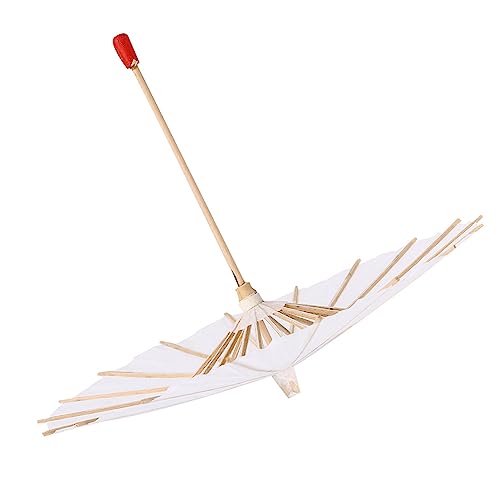 Lazmin112 Weißbuch-Sonnenschirm-Regenschirm, Dekorativer Regenschirm-Sonnenschirm, der Brautpartei-Foto Cosplay Gebauch Hochzeit Ist (Durchmesser 20 cm) von Lazmin112