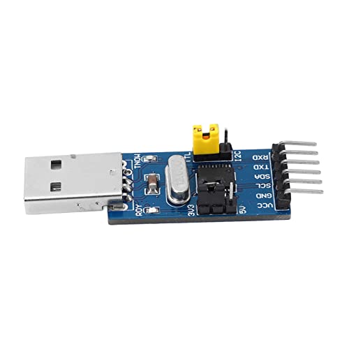 USB-zu-IIC-I2C-UART-Konverter-Adaptermodul, USB zu UART, Serielle 50-Bit/s-zu-2-Mbps-Daten, ISP-Programm-Download, USB zu IIC, LED-Lampenstatusanzeige, Spannungsausgang von Lazmin112