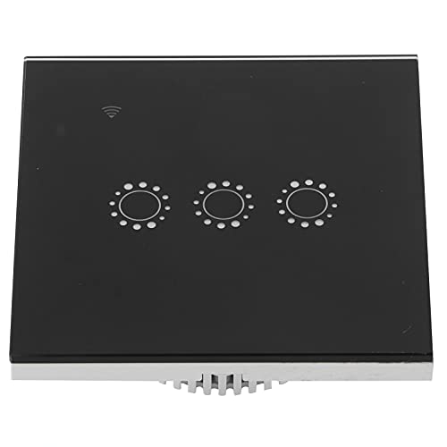 WiFi Smart Touch Wandschalter, Intelligente Fernbedienung Touchscreen-Schalter Gehärtetes Glas-Panel Touch-Schalter Unterstützt Touch, Stimme, Mobile APP-Steuerung WiFi Smart Touch Wandschalter, Intelligente Fernbedienung Touchscreen-Schalter Gehärtetes Glas-Panel Touch-Schalter Unterstützt Touch, Stimme, Mobile APP-Steuerung von Lazmin112