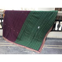 Erstaunliche Vintage Kantha Quilts, Patchwork Decke Werfen Bestickt, Handgefertigte Quilt Bettwäsche, Reversible von LazuWork