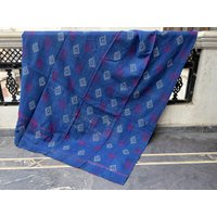 Vintage Kantha Quilt, Sari Decke, Handgemachte Twin Size Bettbezug, Recycelte Kantha, Wendedecke, Ethno Quilt von LazuWork