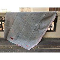 Wohnkultur Vintage Kantha Quilt, Patchwork Handgefertigte Baumwolle Sari Decke, Boho Decke von LazuWork