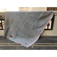Vintage Kantha Quilt Handgemachter Patchwork Sari Überwurf Aus Baumwolle von LazuWork